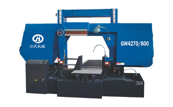 沔城回族镇GW4270/800双柱龙门卧式带锯床